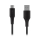Kabel FIXED Liquid Silicone Cable USB-A - USB-C 0,3m 60W (czarny) FIXDLS-AC03-BK